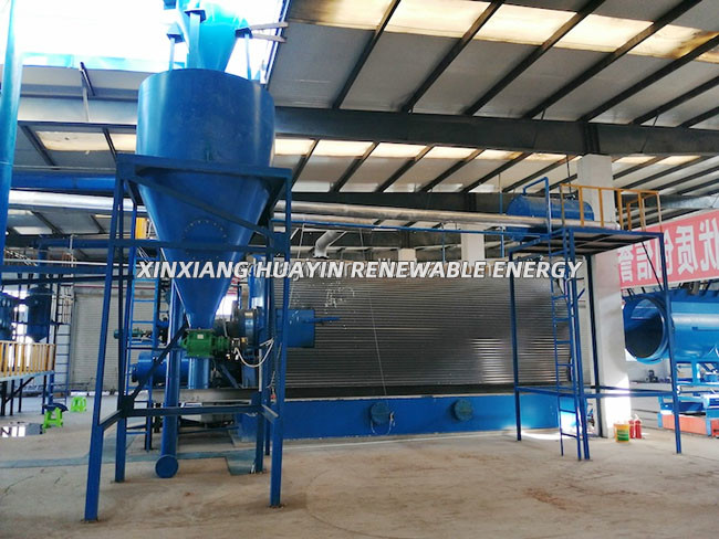 Waste Tyre Refinery To Oil Plant Non Catalytic Pyrolysis Fuel Production Line
