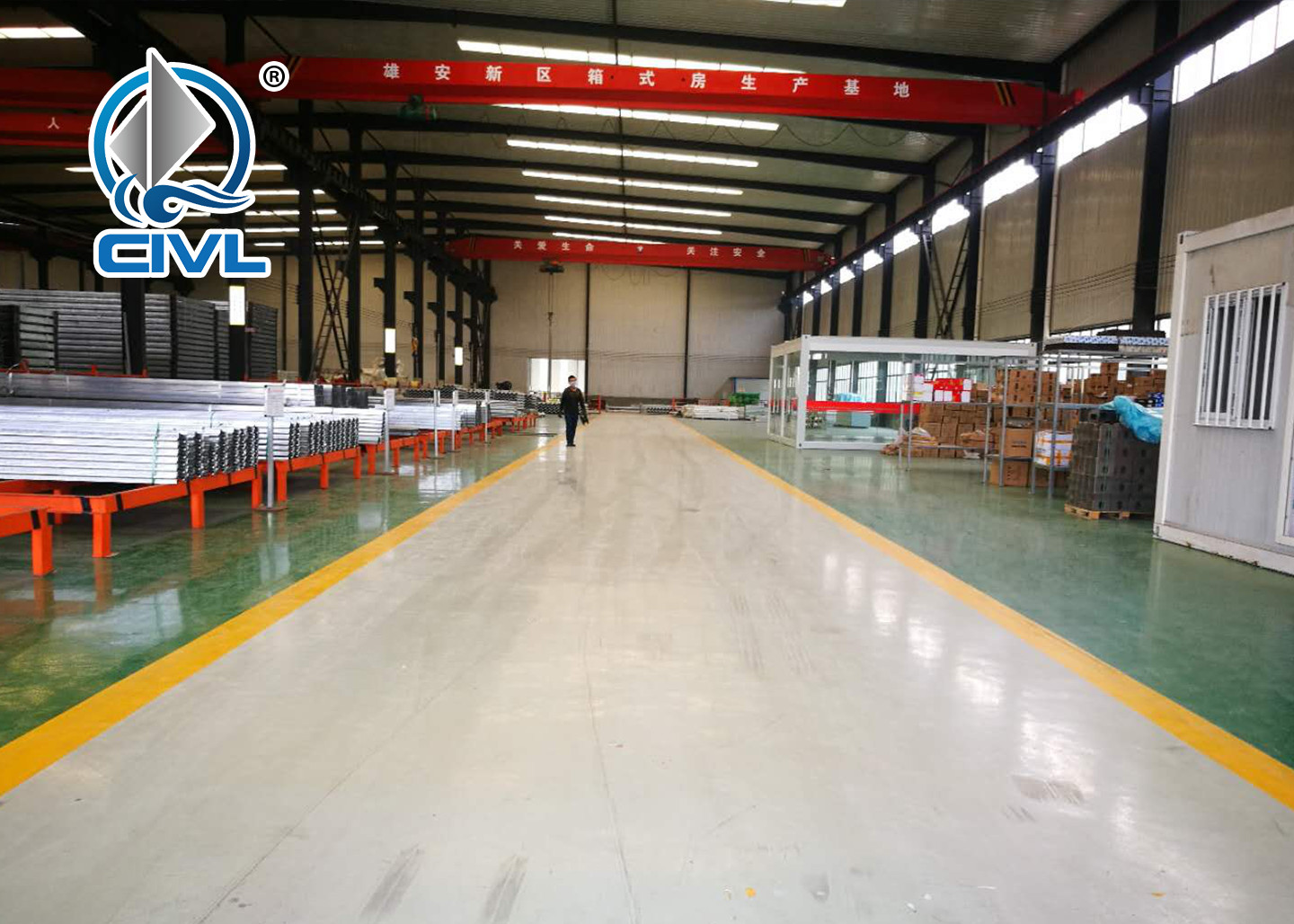 Modular Modern Prefab Houses with Aluminum Alloy Window Sandwich Panel