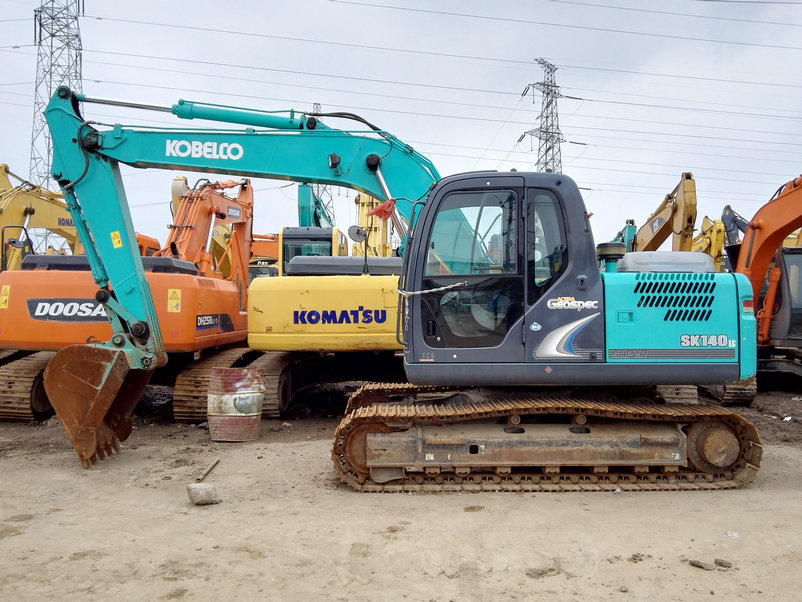 Customized Used Kobelco Excavator 14Ton 14000 KG 74KW MITSUBISHI Engine