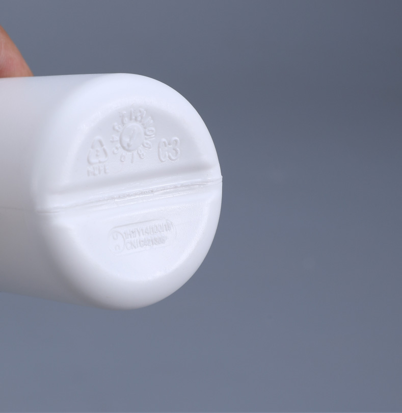 1000ML Round Pill Bottles Recyclable Fluorinated Plastic Bottles Reagent Grade