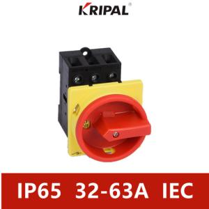 China 32Amp Three Phase IP65 Waterproof Isolator Switch Maintenance Switch on sale
