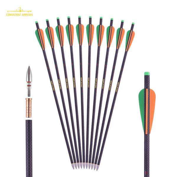 3k Crosswoven Fiber (.204",5mm) Spine 250/3000/350/400/500 Hunting Arrows For