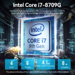 Intel Core Mini Gaming PC With DDR4 64G And VEGA 4G Discrete Graphics