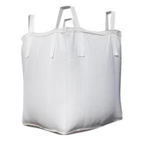 1000kg Loading Weight Jumbo Bag with Cross Corner Loop and Top White Skirt