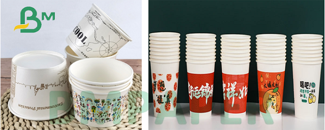 Good Absorption 230gsm + 18PE CupStock Paper Coated One Sided  For Papercups 