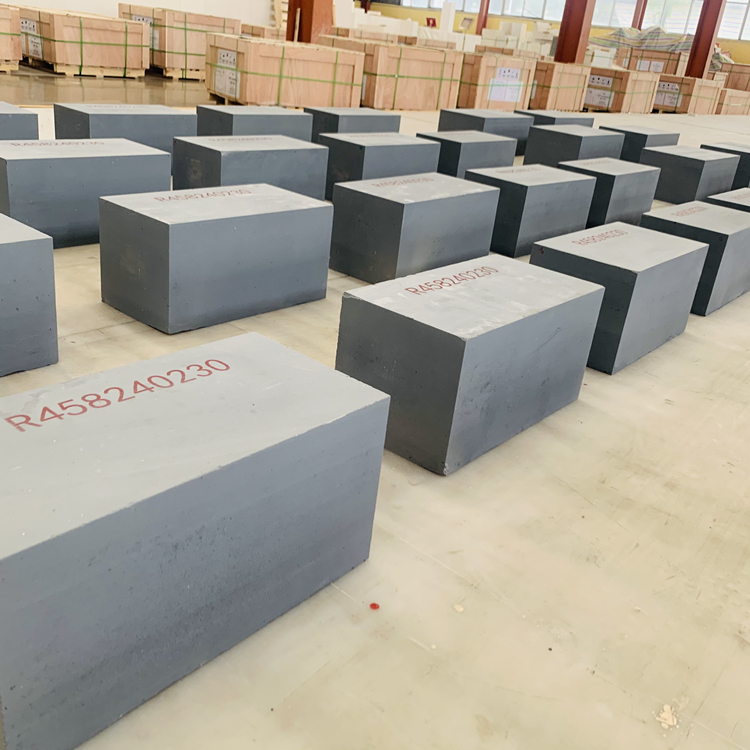 3-3.2 g/cm3 Bulk Density Electrocast Magmalox Block for Steel Industry Applications