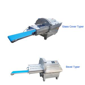  Automatic Frozen Meat Slicer Bacon Sausage Mutton Beef Roll Cutter Machine Manufactures