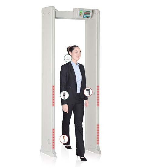 Internet Intelligent LED Archway Metal Detector , 50 Working Bands Door Frame Metal Detector