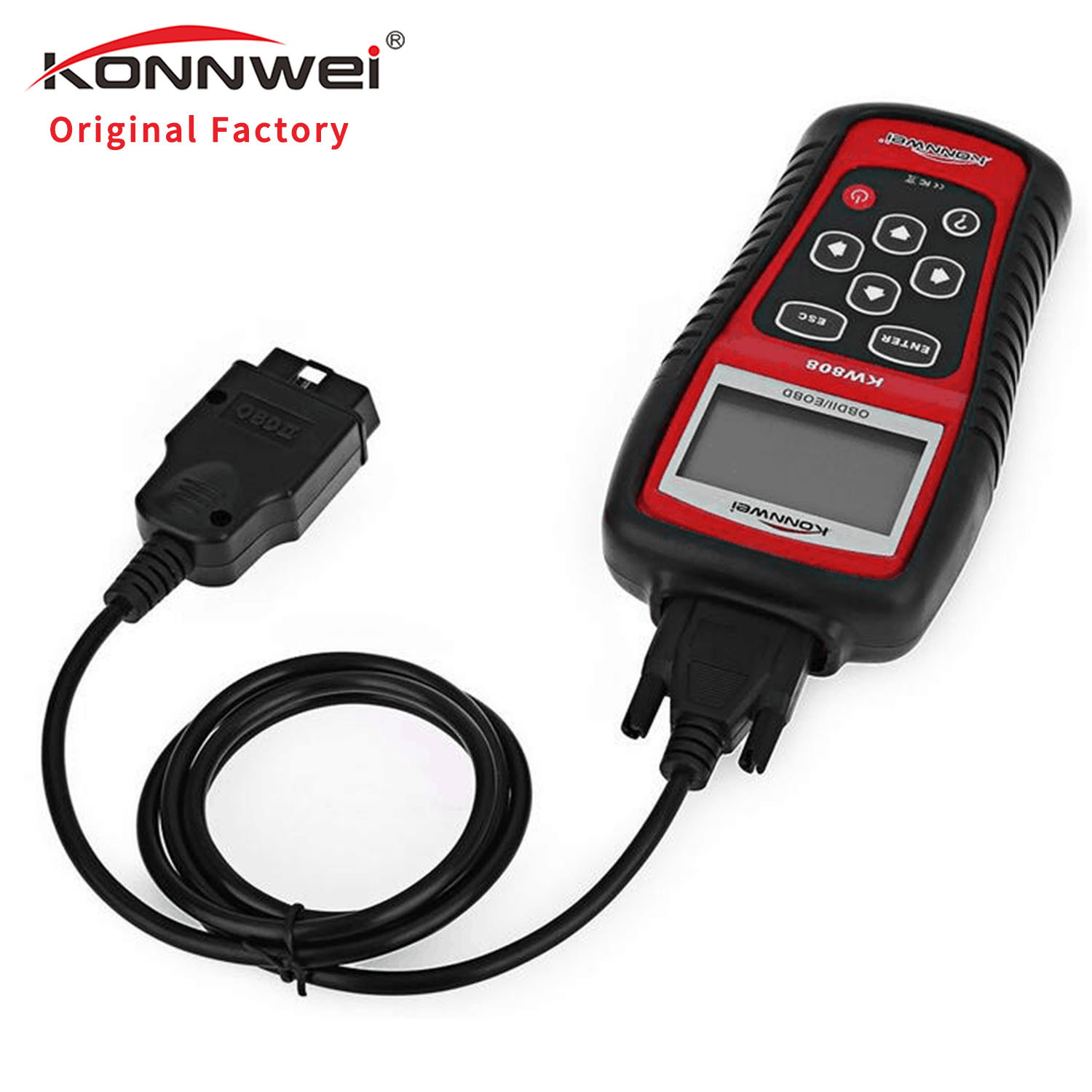 CE OBDii Scanner Obd Trackers Diesel Obd2 Scanner Obd Gauge KONNWEI KW808