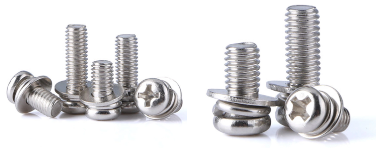 Cross Recessed Hexagon Bolt With Indentation And Washer Assemblies GB 9074.13 Standard