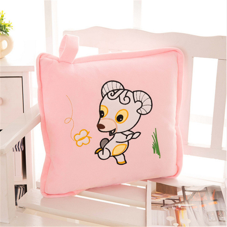 OEM Soft Stuffed Animal Hand Warmer 35x35cm For Home Decor