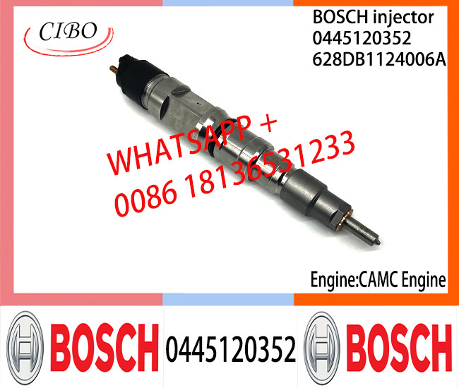 BOSCH 0445120352 Neutral Diesel Fuel Injector Assembly 0445120352 628DB1124006A For CAMC Engine