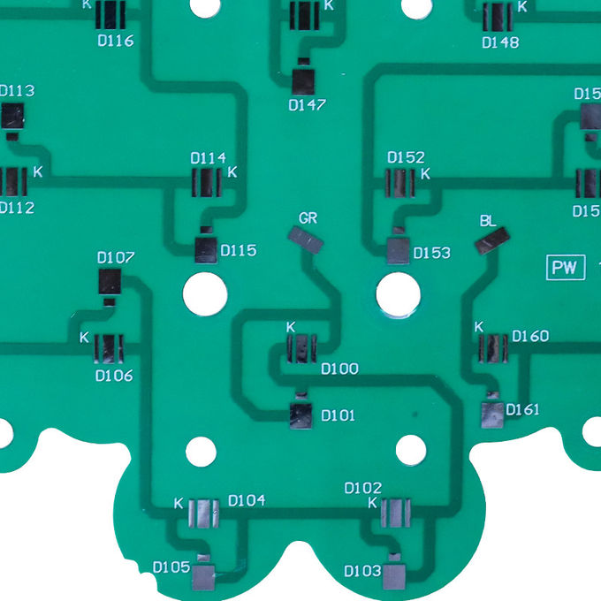 Fr4 Base PCB Boards 1layer 2mm 2oz Printed Circuit Board