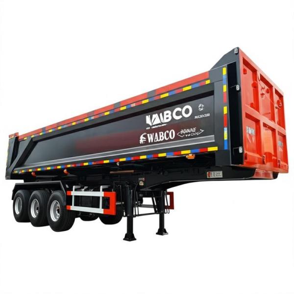 Tipper Lorry Trailers for Loading Bulk Mine And Construction Cargos Abs WABCO