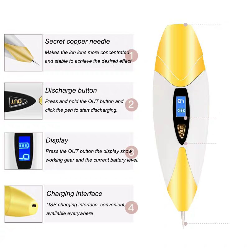 Acne Dark Spots Mole Freckle Dark Spots Beauty Mole Removal Sweep Spot Pen