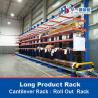 Buy cheap Cantilever Racking Roll Out Telescopic Cantilever Rack For Long Steel Pipe from wholesalers