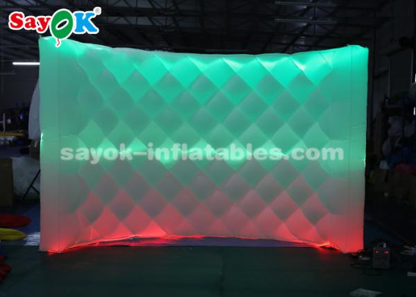 Inflatable Photo Studio Attractive Inflatable LED Photo Booth Backdrop Wall With