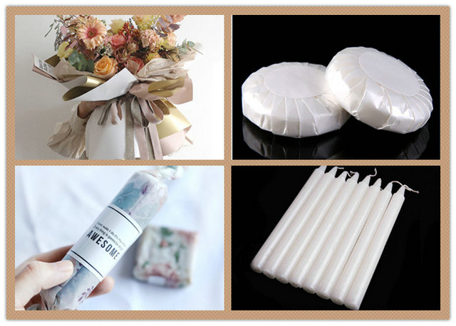 60g 70g 80g PE Coated Wrapping Paper For Packing Soap And Candle