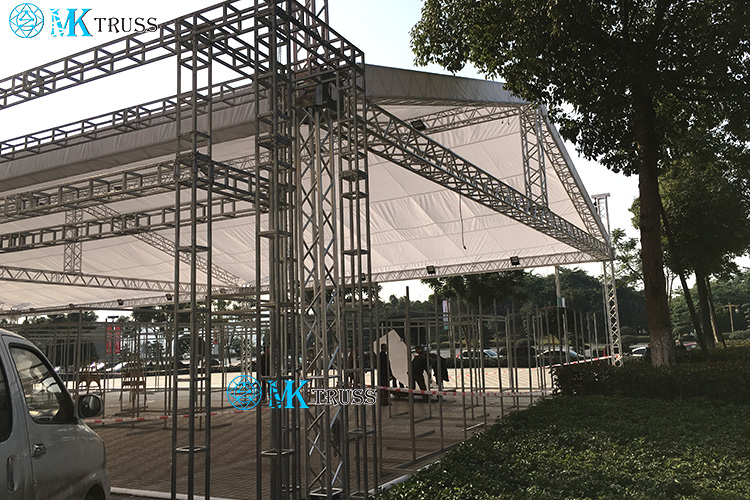 Heavy Load Duty Triangle Portable Dj Lighting Aluminum Truss Stand for Stage Lighting