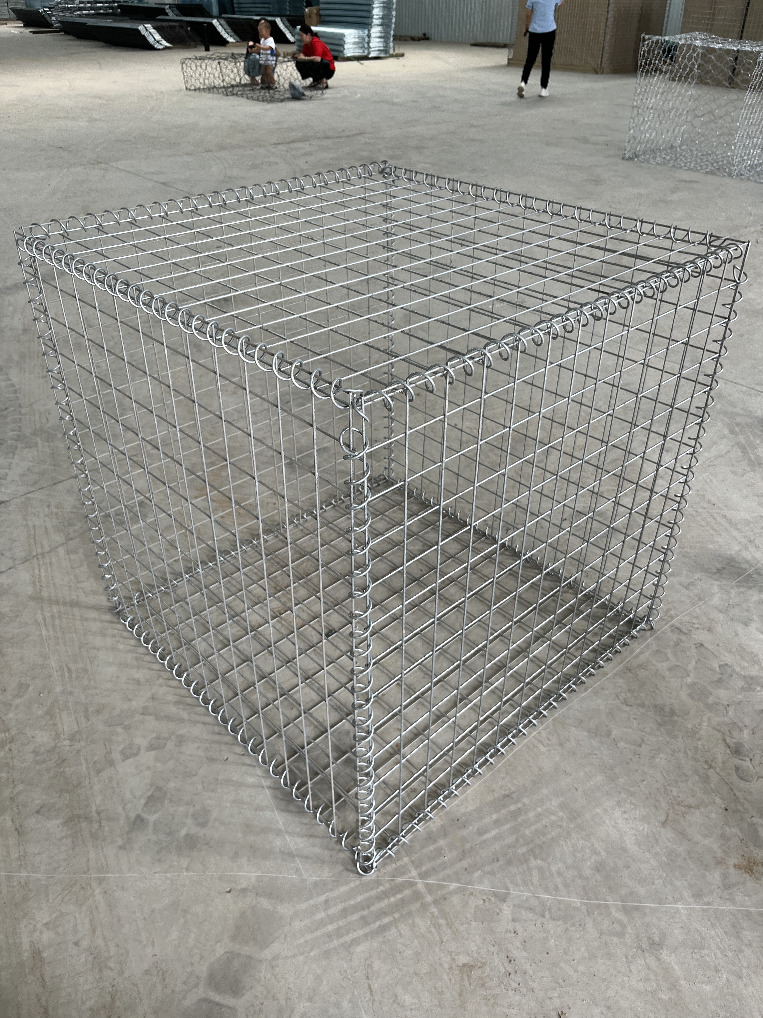 Welded gabion basket structure detail