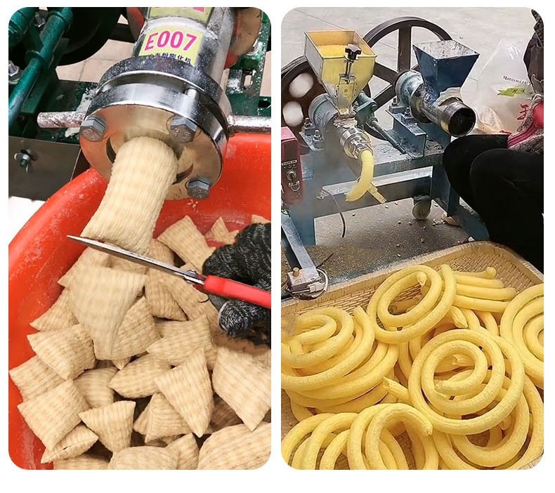 Multifunctional Commercial Maize Puffed Food Machine 30hp / 22hp
