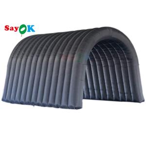 China Black Inflatable Tunnel Tent Multi Function For Activities Exhibitions on sale