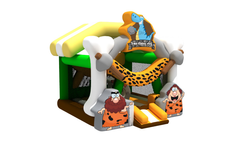 Commercial Grade Stone Age inflatable Bouncer Jumping Castle PVC Inflatable Bouncy Games