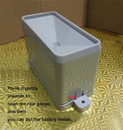 Digital Household Rain Gauge with Wireless Tipping-Bucket Design Battery Life 12 Months