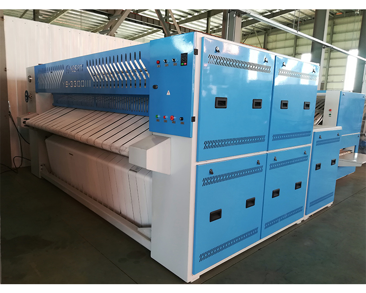 Stainless Steel Industrial Textile Ironing Machine with Ironing Speed of 0-25m/min