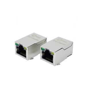  4 Columns 2 Rows RJ45 Modular Jack with 8 Contacts for Reliable Networking Manufactures