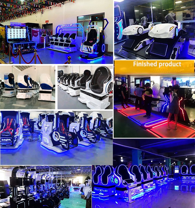 Big Space VR Shooting Games Multiplayer 9D 4 Player VR Simulator Machine