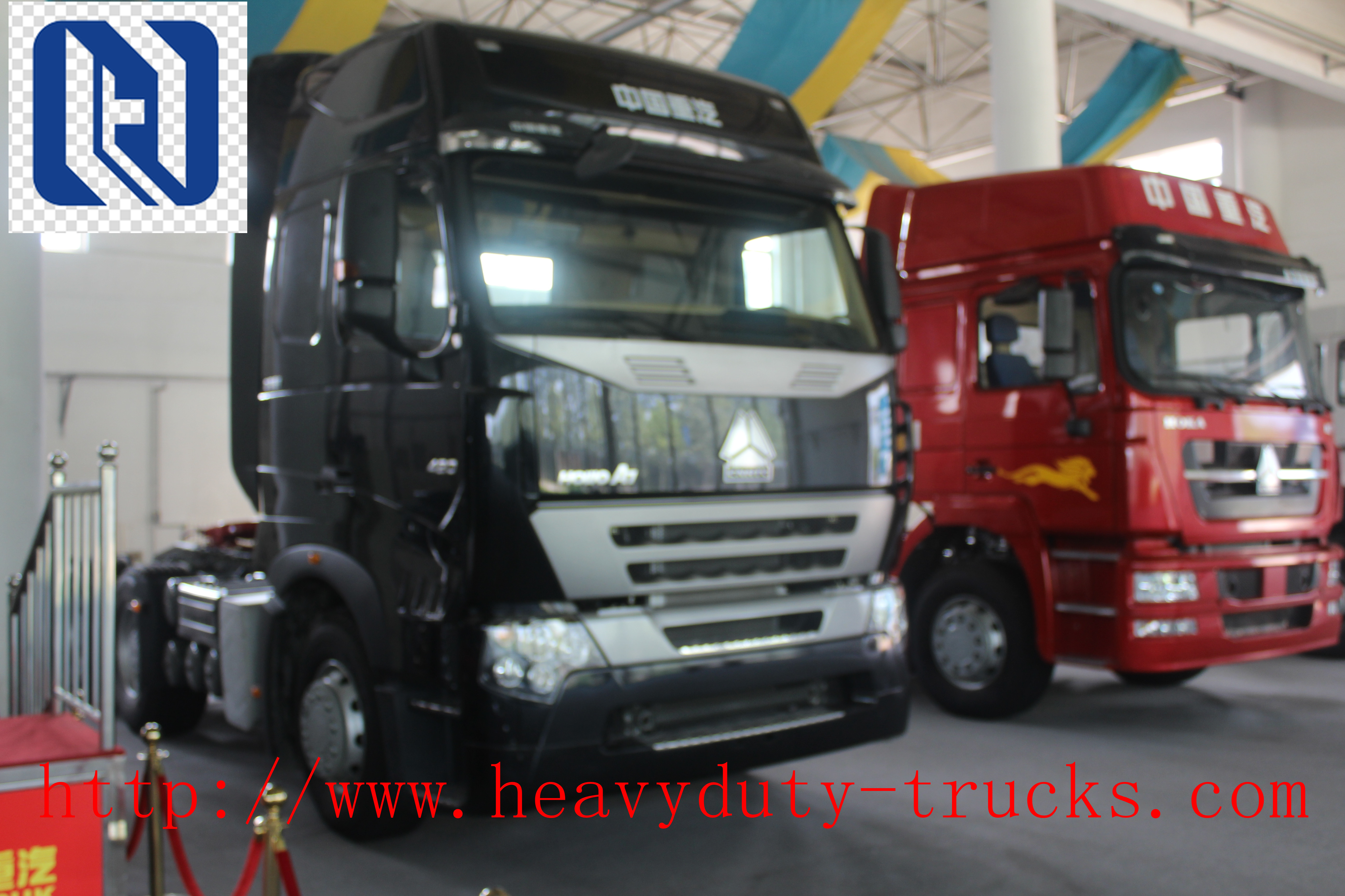 Auto Transmission HOWO A7 New 6x4 420hp Prime mover truck High Cabin