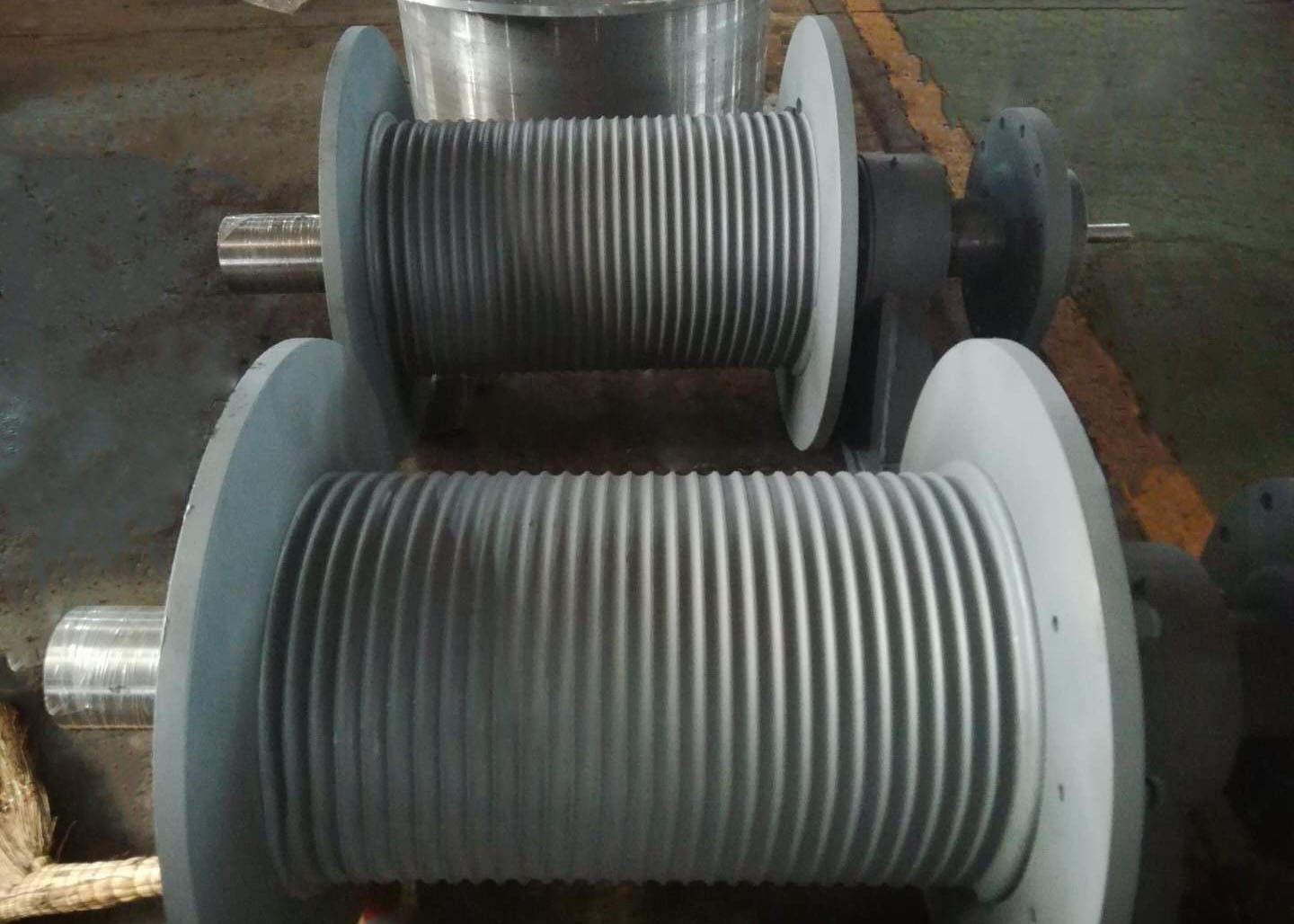 Q345 Material Spiral Grooving Drum For Hydraulic And Electric Winch