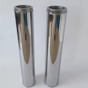  1000mm Straight 6 Inch Insulated Chimney Pipe , Wood Stove Installation Kit Manufactures