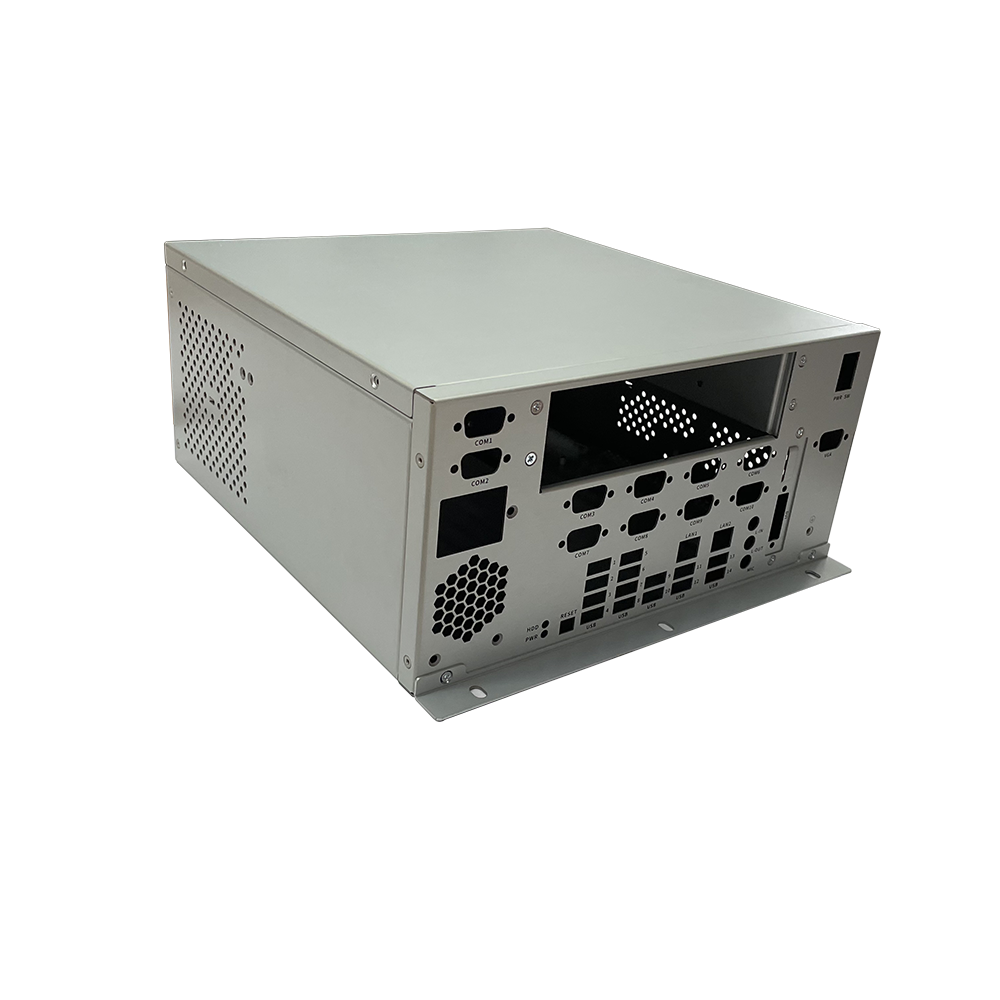 Industrial IPC Chassis Hardware Welded Aluminum Metal Shell Enclosure Chassis Cabinet 1U PC Case Project