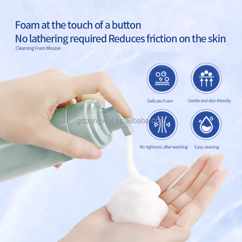 Hydrating Moisturizing Face Wash Foam Mousse Professional Cleansing Mousse Facial Cleansing Foam