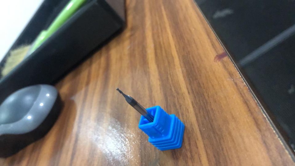 0.5mm 1.0mm 2 Flutes Carbide End Mill Cutter