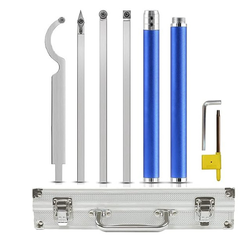 Aluminum Handle Carbide Wood Lathe Tools Woodturning Tool Set For Shaping