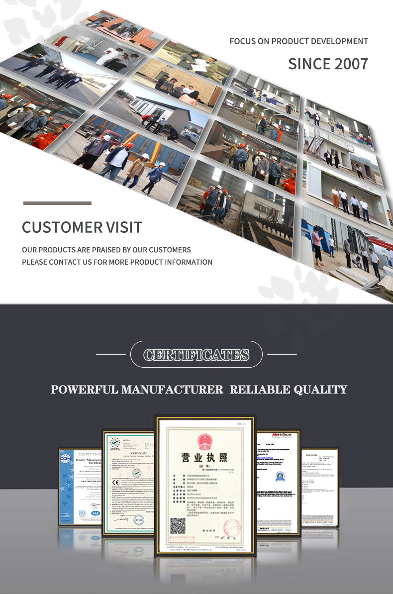 Light Steel Frame Prefab House Prefab Modular Homes For Staff Toilet And Shower