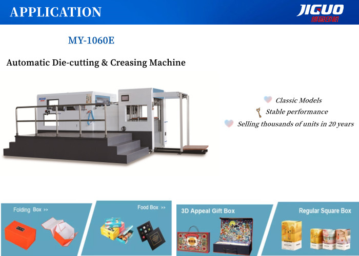 1060X760mm Paper Auto Die Cutting Creasing Machine Carton Box Cardboard