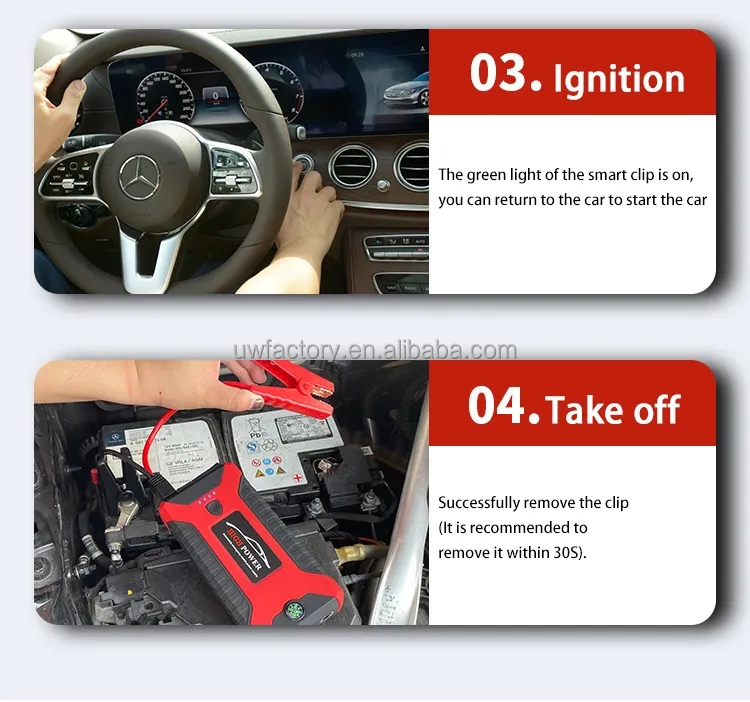 Nominal Voltage 7.68kwh/10.24kwh/12.8kwh/15.36kwh 20000mA Car Jump Starter 600A Portable Car Charger Booster Power Bank