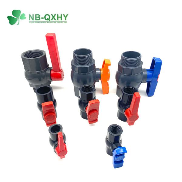 High Temperature Resistant PVC/UPVC Plastic Octagonal Ball Valve for Middle East
