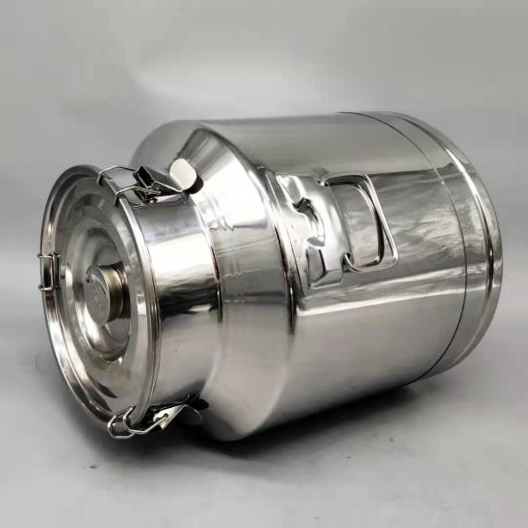 Juice 201 Stainless Steel Milk Drums 30 Litre Recyclable Packing
