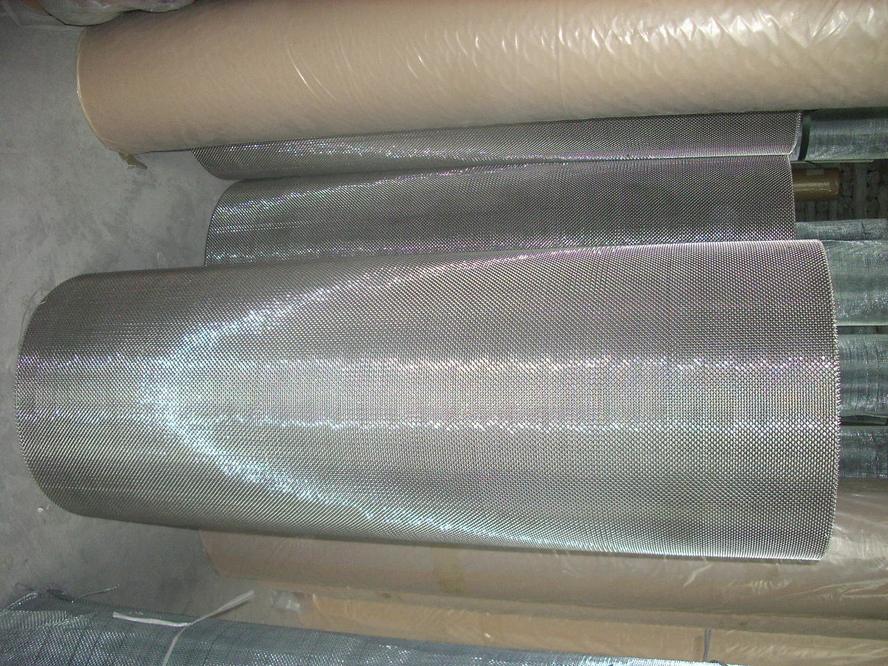 Industrial 316 Stainless Steel Wire Mesh Filter Screen 0.35mm diameter