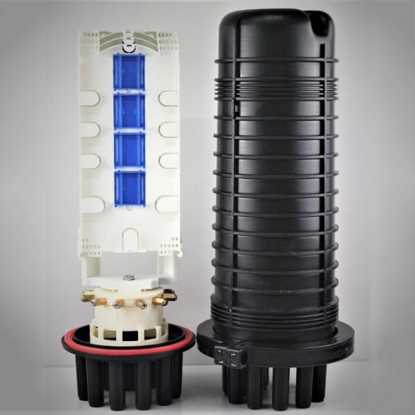 FTTH Outdoor 4 Trays Fiber Optic Splice Enclosure Dome Type Joint 144 Core