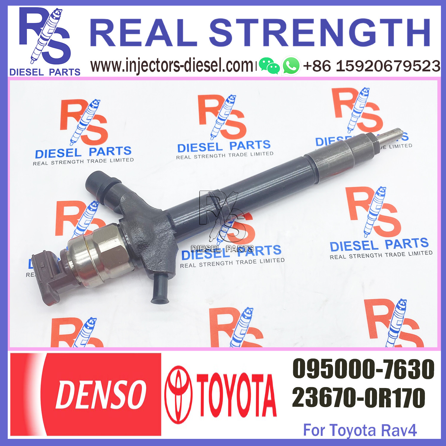 diesel fuel engine injector 095000-7630 23670-0R170 engine high pressure pump engine injection injector 095000-7630