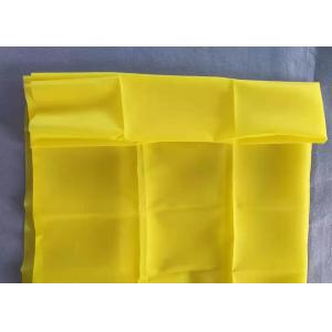 Yellow 77T Monofilament Polyester Mesh For Silk Screen Printing