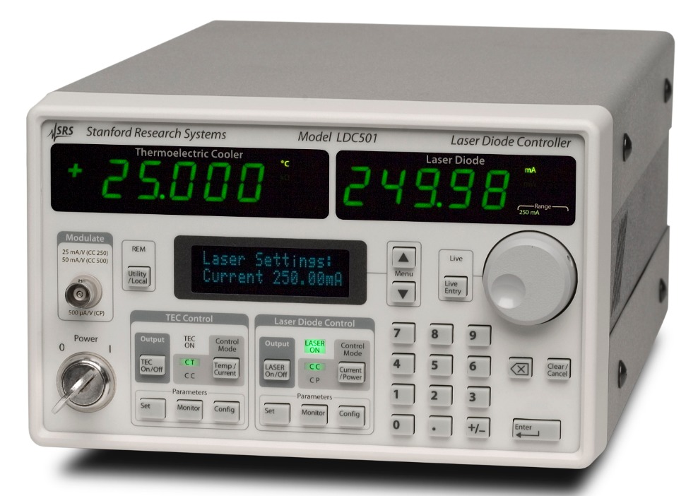 SRS Stanford Research Systems Model LDC500 Series Laser Diode Controller LDC500 LDC501 LDC502