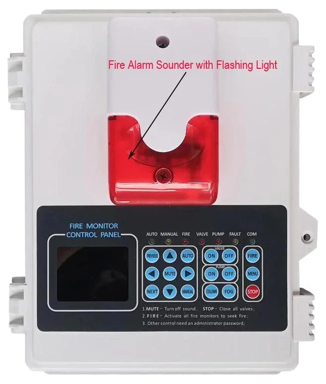 10L/S Automatic Fire Water Monitor System For Fire Fighting Dust Cleaning