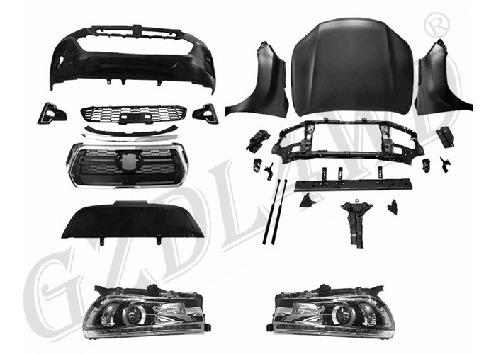 Toyota Hilux Vigo Double Cab Front Grill Mesh With LED